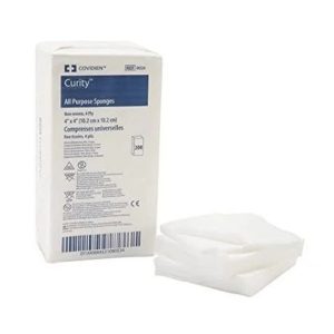 gauze sponges 4 X 4 (4 PLIS)